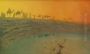 Desert Caravan by Raffaele Mainella