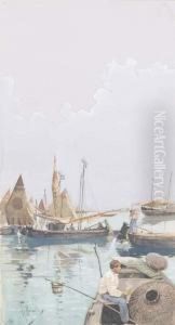Venezia, Barche E Pescatori