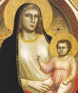 Ognissanti Madonna (detail)