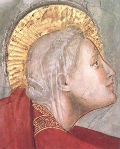 Scenes from the Life of Mary Magdalene Noli me tangere (detail) 2 by Giotto Di Bondone