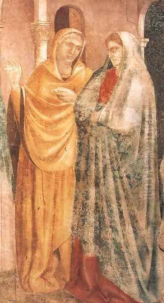 Scenes from the Life of St John the Baptist 1. Annunciation to Zacharias (detai - view 1