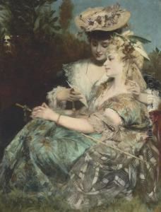 Der Liebesbrief by Hans Makart