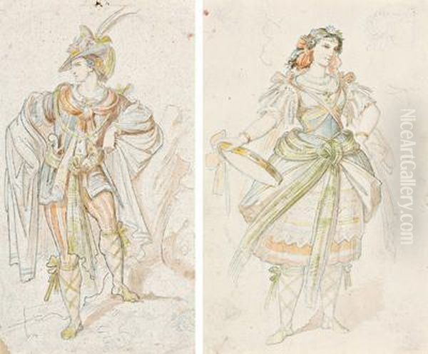 A Pair Of Drawings - view 1