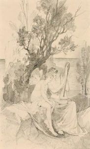 Das Harfenspiel by Hans Makart
