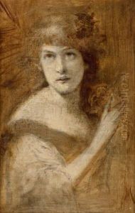 Ritratto Di Dama by Hans Makart