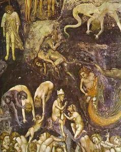 The Last Judgement Detail 4 1304-1306 by Giotto Di Bondone