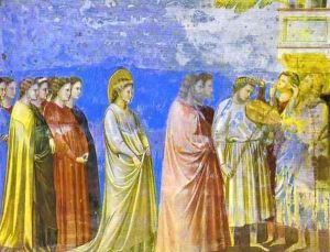 The Marriage Procession Of The Virgin Detail 1304-1306