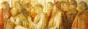 Raising Of Drusiana Detail 1313 14 by Giotto Di Bondone