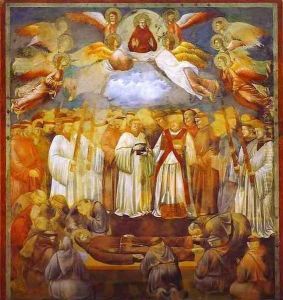 The Death Of St Francis 1300