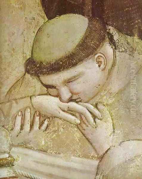Death Of St Francis And Inspection Of Stigmata Detail 1 1320s - view 1