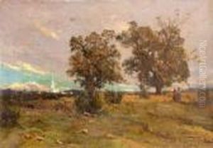 Paysage Anime (1919) by Aleksander Vladimirovich Makovskii