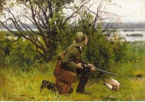 The Hunter by Aleksander Vladimirovich Makovskii