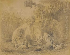 The Picnic Lunch by Konstantin Egorovich Makovsky