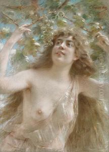 Bacchante by Konstantin Egorovich Makovsky
