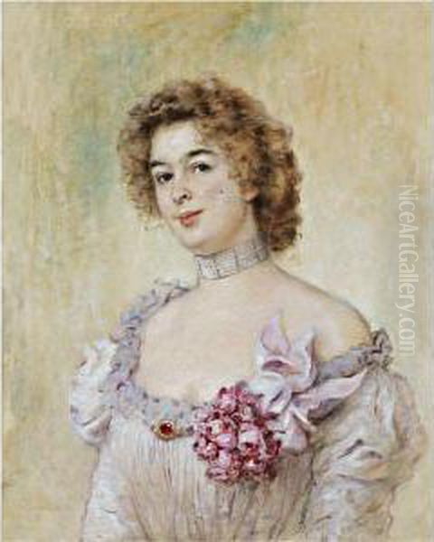 Portrait Of Olga Cheremetieff, Future Princess Demidoff - view 1