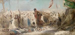 The Festival 'dusa' by Konstantin Egorovich Makovsky
