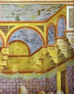 The Confirmation Of The Rule Detail 1295-1300 by Giotto Di Bondone