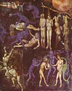 The Last Judgement Detail 2 1304-1306 by Giotto Di Bondone