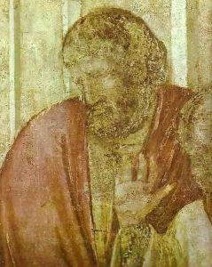 The Resurrection Of Drusiane Detail 1 1320s by Giotto Di Bondone