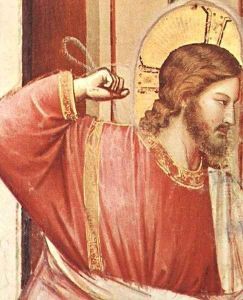 No. 27 Scenes from the Life of Christ 11. Expulsion of the Money-changers from 2 by Giotto Di Bondone