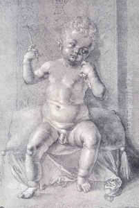 Seated Nude Child