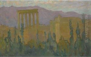 The Temple Of Baalbek, Lebanon by Konstantinos Maleas