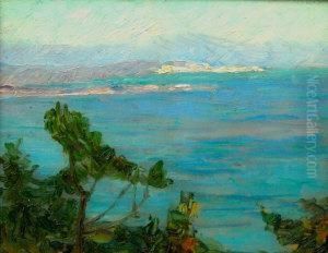 View Along A Mediterranean Coast by Konstantinos Maleas