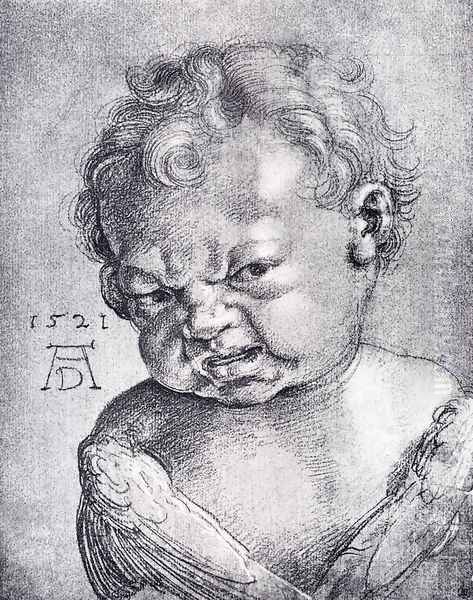 Weeping Cherub - view 1
