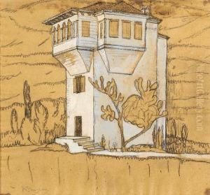 House At Pilion by Konstantinos Maleas