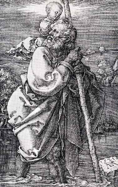 St Christopher Facing To The Left - view 1
