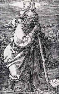 St Christopher Facing To The Left