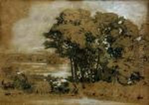 Pejzaz by Wladyslaw Aleksander Malecki