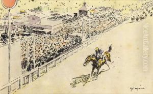Le Champ De Course by Louis-Ferdinand Malespina