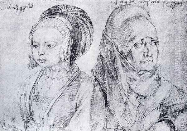 A Young Girl Of Cologne And Durer's Wife - view 1