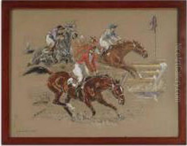 Gravure En Couleurs Encadree. - view 1