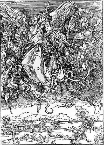 St.Michael and his Angels Fight the Dragon - view 1