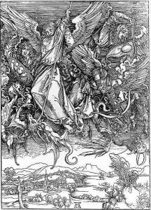 St.Michael and his Angels Fight the Dragon