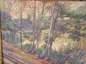 Trees By Water by William Malherbe