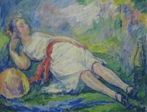 Woman Reclining - view 1