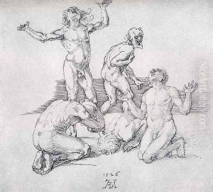 Five Male Nudes