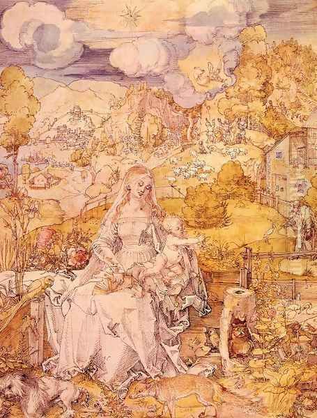 The Virgin among a Multitute of Animals - view 1