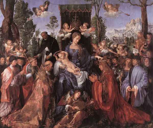 Feast of the Rose Garlands - view 1