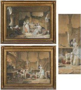 La Toilette Du Nouveau-ne by Jean-Baptiste Mallet
