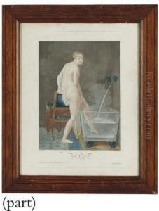 Le Lever; Le Bain; La Reussite;
La Toilette; La Frileuse; And Les Cartes, By Cardon And Others by Jean-Baptiste Mallet