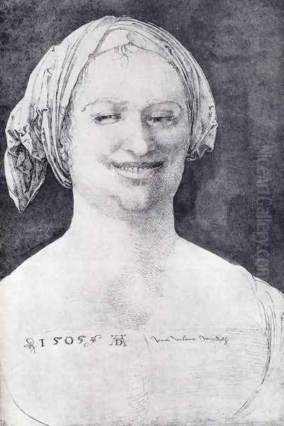 Laughing Peasant Woman - view 1