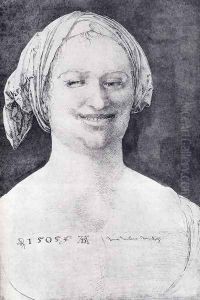 Laughing Peasant Woman by Albrecht Durer