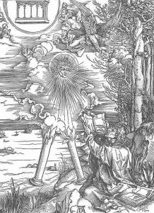 The Revelation of St John, 09. St John Devours the Book by Albrecht Durer