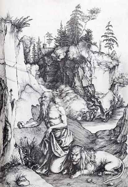 St Jerome Penitent In The Wilderness - view 1