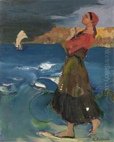 Woman At The Sea - view 1