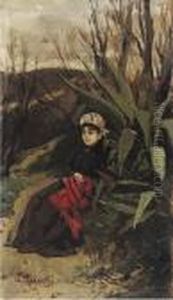 Figura In Giardino by Ugo Manaresi